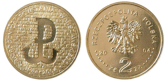 2 zł GN, 60 rocznica Powstania Warszawskiego, 2004