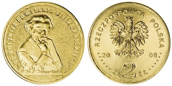 2 zł GN, 90. rocznica Powstania Wielkopolskiego, 2008