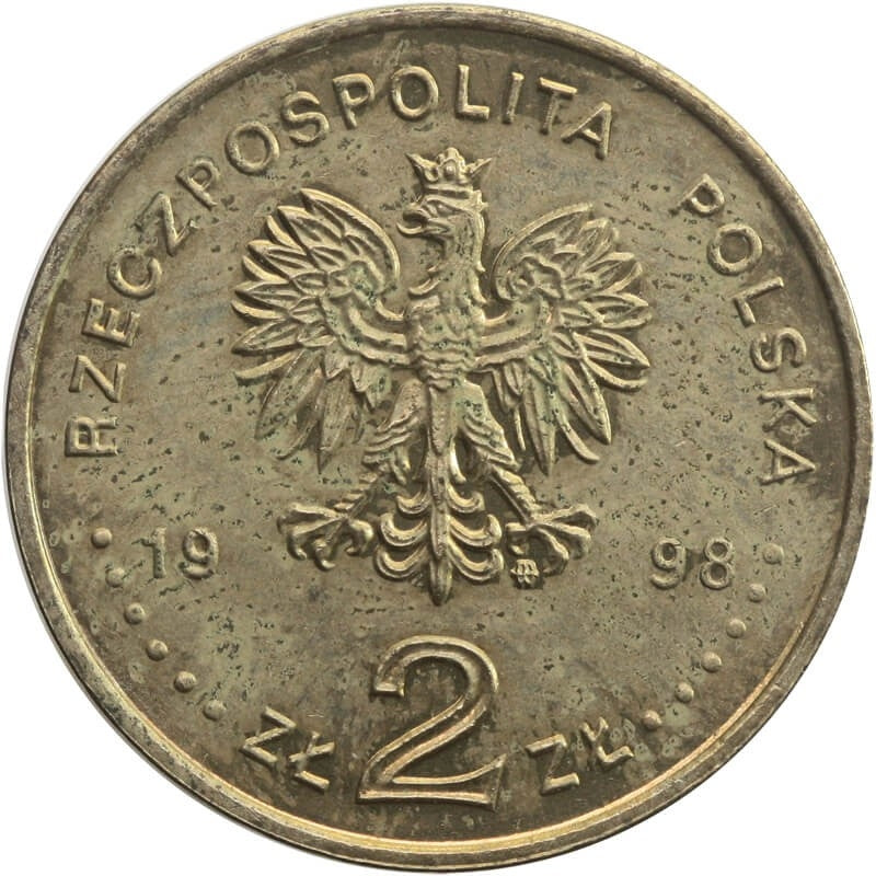 2 zł GN, Zygmunt III Waza (1587-1632), 1998, nalot