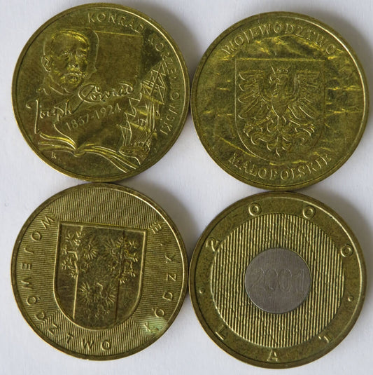 Lot: 4 x 2 zł GN, każda inna